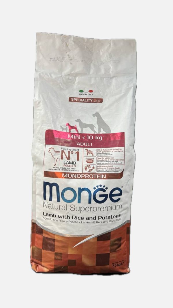 غذای خشک سگ بالغ زیر 10 کیلو و مینی Monge Natural Superpremium Speciality Line